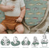 Lake Fishing Baby Nursing Pillow Covers for Boy Girl Freshwater Fishes Nursery Feeding Pillowcase for Breastfeeding