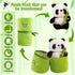 Emoin Panda Stuffed Animals 11.8 Inch Bamboo Plush Toy, Panda Pillow, Plush Panda Bear Doll Gifts for Boys Girls