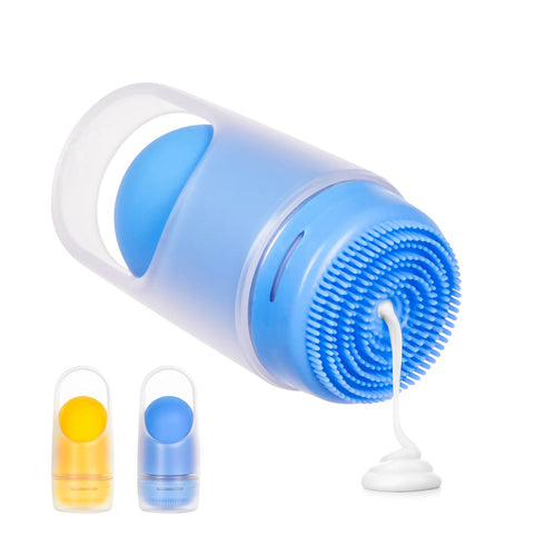 Ubbi Sunsqueeze Sunscreen Applicator, Refillable Roll On, Soft Silicone Bristles for Babies