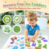 Alphabet ABC Learning Educational Toys - Textured Sensory Fidget Toys for Toddlers Kids - Educational Tools Suction Toy