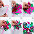 Elcoho 100 Pieces Plastic Rainbow Windmill Party Pinwheels, DIY Pinwheel for Kids Toy Garden Party Decor
