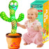 Baby Toys Interactive, Dancing Talking Cactus Toy Volume Adjustable, Mimicking Singing Repeating,