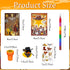 144 Set Cinrobiye Pcs Western Cowboy Party Favors, Wild West Coloring Books, Stickers, Tattoos, Stampers, Rubber Ducks
