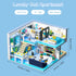Friends House Building Block Set, Pets Collection Small Brick Model Set, Creative Mini Toy Building Sets for Kids 8+,