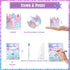 Fiesec 1 1st 114 Mermaid Birthday Decorations Year Old Girl, Mermaid Party Decorations Backdrop Balloon Garland Monthly