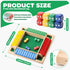 Elfclove 1-4 8Dice (8.74 8.74 inches, Shut The Box Game, Players, Classic Closed-Box, Improves Mathematical Skills