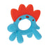 Nuby Geo Zoos Massaging Teether, Baby Teething Toy, Soft Easy Grip, 3+ Months, Dino