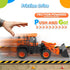 Bulldozer 3 4 5 6 Construction Truck Toys for Toddlers: Push Go Truck Sandbox Excavator Toy Trucks Vehicles Snow Plow
