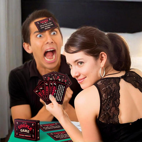 '-50 2 SUNHHX Couple Edition Card Game Conversation Cards Suitable for Couples, Adults, and Teenagers - a Two Player