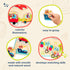 B. toys Vehicles On The Go! Wooden Peg Puzzle, Educational Puzzle for Toddlers, 7 Chunky Pieces