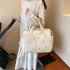 Xinsheinelry Stylish Large Capacity Diaper Bag with Delicate Embroidery for New Mom Portable Organiser for Travel