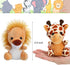 12 4.8 Inch Sumind Pieces Small Stuffed Animals Bulk Gifts Mini Stuffed Forest Jungle Animal Plush Toys Cute Elephant