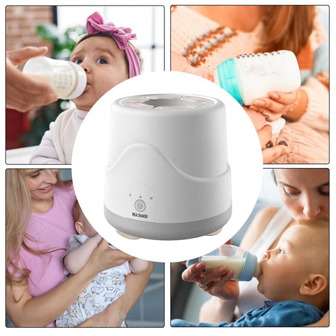 GLANSI Baby Milk Shaker - Milk Making Machine | Non-Slip Baby Milk Bottle Shaker | Rechargeable Electric Milk Shaker |