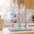 Countertop 9 NiHome Baby Bottle Drying Rack with Diatomite Base & Stainless Steel Frame, Foldable Organizer Holds
