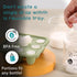 WAJIAYON Baby Food Freezer Tray,Silicone Nibble Freezer Tray,Baby Fruit Food Feeder Teether,Breastmilk Popsicle