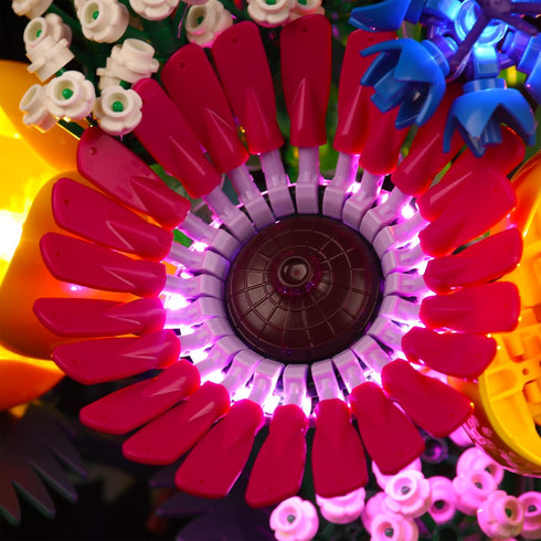 LED Light Kit for Lego Wildflower Bouquet 10313, Decoration Lights for Artificial Flowers, No Lego Models