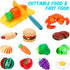 Meaicezli Set, Set, Playset Kids Play Kitchen Accessories Pretend Play Cooking Toys Kitchen Toys for Toddlers, Toy Pots
