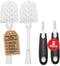 Baby Bottle Brush 2 Pack Set, Essentials Bottle Cleaner with Long Handle & Versatile Brushes for Cleaning