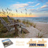 1000 30" 24" Heritage Puzzle Coastal Sunrise Beach Ocean Jigsaw Puzzle for Adults Pieces, Frameable x Relaxing Coastal