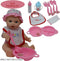 The New York Doll Collection Baby Doll Accessory Set in Zippered Carrying Case for Feeding & Caring