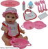 The New York Doll Collection Baby Doll Accessory Set in Zippered Carrying Case for Feeding & Caring