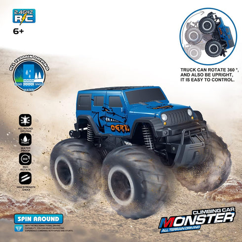 Threeking 1:16 SUV Toys RC Car Truck, Waterproof Remote Control Cars Suitable for All Terrain 4WD Off-Road Gifts for