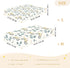 miaozhen Country 1 Pack 52x28 Cotton Baby Crib Sheets for Boys Girls Soft Breathable Bike Style Cartoon Style Boy Girl