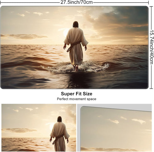 MTG Playmat 27.5" x 15.74" for TCG, Non-Slip Rubber Base Commander Playmat HD Cover for Magic The Gathering