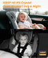BV2 4.5'' 1080P 360 Babyvue USB Baby Car Camera, HD USB Rear-Facing Mirror, IR Night Vision, Adjustable, Plug & Play