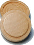 WE Games Wooden Checkers Pieces Only, 24 Stackable Brown and Natural Game Pieces with Drawstring Bag, 1.5 Inch Diameter