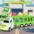 7-in-1 2 3 4 5 17" 6 2-5, Toddler Truck Toys for Year Old Boys - Longer Transport Eco Carrier Truck with Cute Pull Back