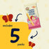 Earth's Best Organic Baby Food, Dissolvable Teething Snack, Strawberry Banana Crunchy Sticks, .56 oz Pack (Pack of 5)