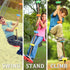 Climbing Rope Tree Swing with Platforms, Disc Swing Seat Set for Kids Outdoor Playground