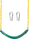 TURFEE Heavy Duty Swing Seat Green Color with 66 Chain, Swing Set