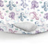 Fairytale Dragon Love Stars Baby Nursing Pillow Covers for Boy Girl Baby Dragons Purple Nursery Feeding Pillowcase