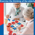 Jumbo Wooden Tic Tac Toe Game - Dementia Activities for Alzheimer's Seniors - Engaging Table Decor for Elderly