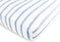 Amazing Baby Cotton Muslin Fitted Crib Sheet, Brushstroke, Denim