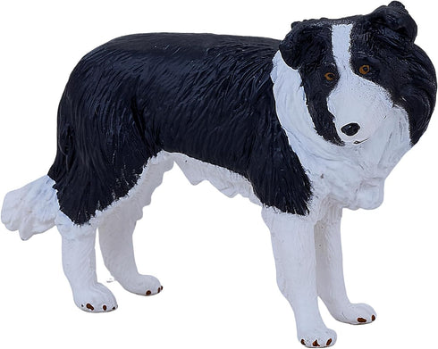 MOJO Border Collie Hand Painted Realistic Toy Figurine