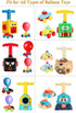 100PCS Set Replacement Balloons for Balloon Powered Car Launcher Toy