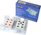 DNB Revolving Playing Card Tray - Plastic Rotating Canasta Card Holder for 2 Decks