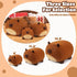 Capybara Plush Toys - 12'' Soft Plush Capybara Pillow, Cute Stuffed Toy, Doll Gift for Kids Girls Boys