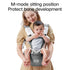 YEMKEZO 4-in-1 0-36 Baby Carrier Newborn to Toddler with Hip Seat, Multifunction Baby Hip, Ergonomic Infant Carrier