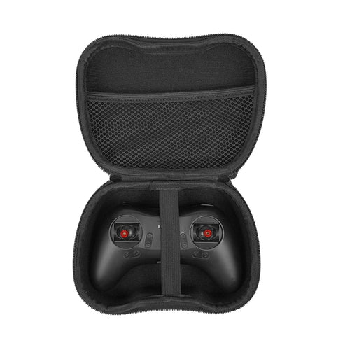Radiolink T8S Carrying Case Handle Controller 7.09" * 5.5" Storage Bag Built-in Mesh Pocket Organizer Waterproof Portable Anti-drop, Black