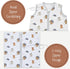 100% Organic Cotton Baby Sleep Sack, 0.5 TOG Lightweight, 2-Way Zipper Toddler Sleep Sack for Boys (Cowboy Outfit)