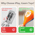 Set, 18 2 3 4 5 iPlay, iLearn Toddler Musical Instruments Toys, Kids Drum Baby Trumpet, Percussion, Harmonica, Maraca