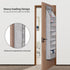 Univivi 6-Layer Fabric Over the Door Organizer, Gray Foldable Nursery Closet Storage for Cosmetics and Toys