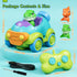 Lehoo Castle Dinosaur Remote Control Car for Toddlers, Rechargeable RC Cars with Lights & Music, Ages 2-4, 2-3 Year Old