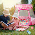 1 2 3 12-18 Crayline Pop Up Princess Tent with Star Light, Toys for Year Old Girl Birthday Gift, Baby Girl Toys, Ball