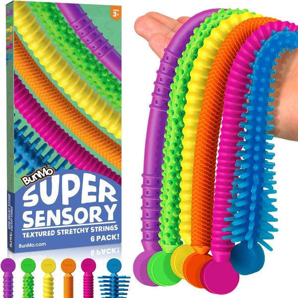 BUNMO Stretchy Strings - Stimulating & Fun Fidget Toys for Kids -
