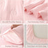 Sets 4 Pink Toddler Bedding for Girls, Pieces Soft Microfiber Floral Embroidery Toddler Bed-in-a-Bag Includes Soft